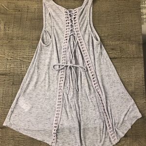 Akemi + Kin Tie-Back tank top